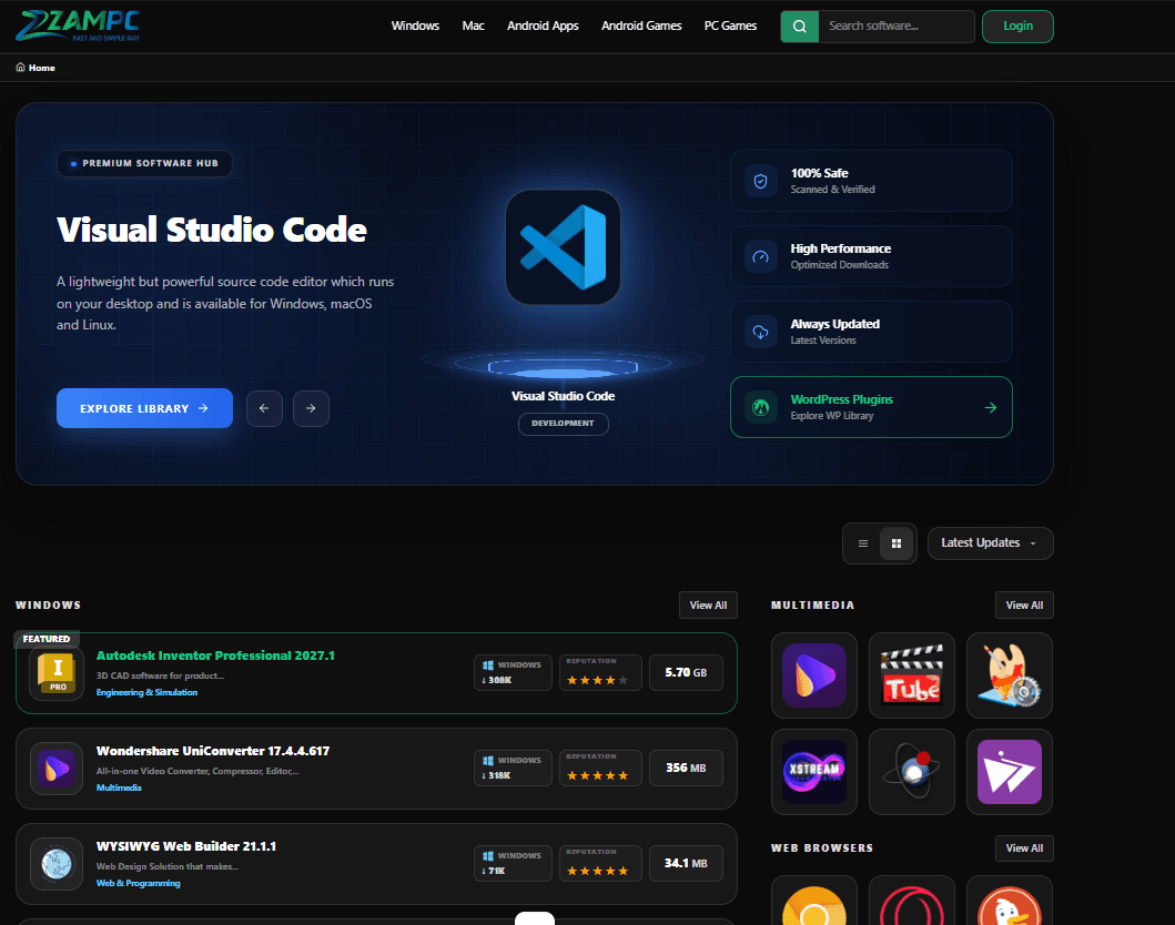 ZAMPC Software Hub
