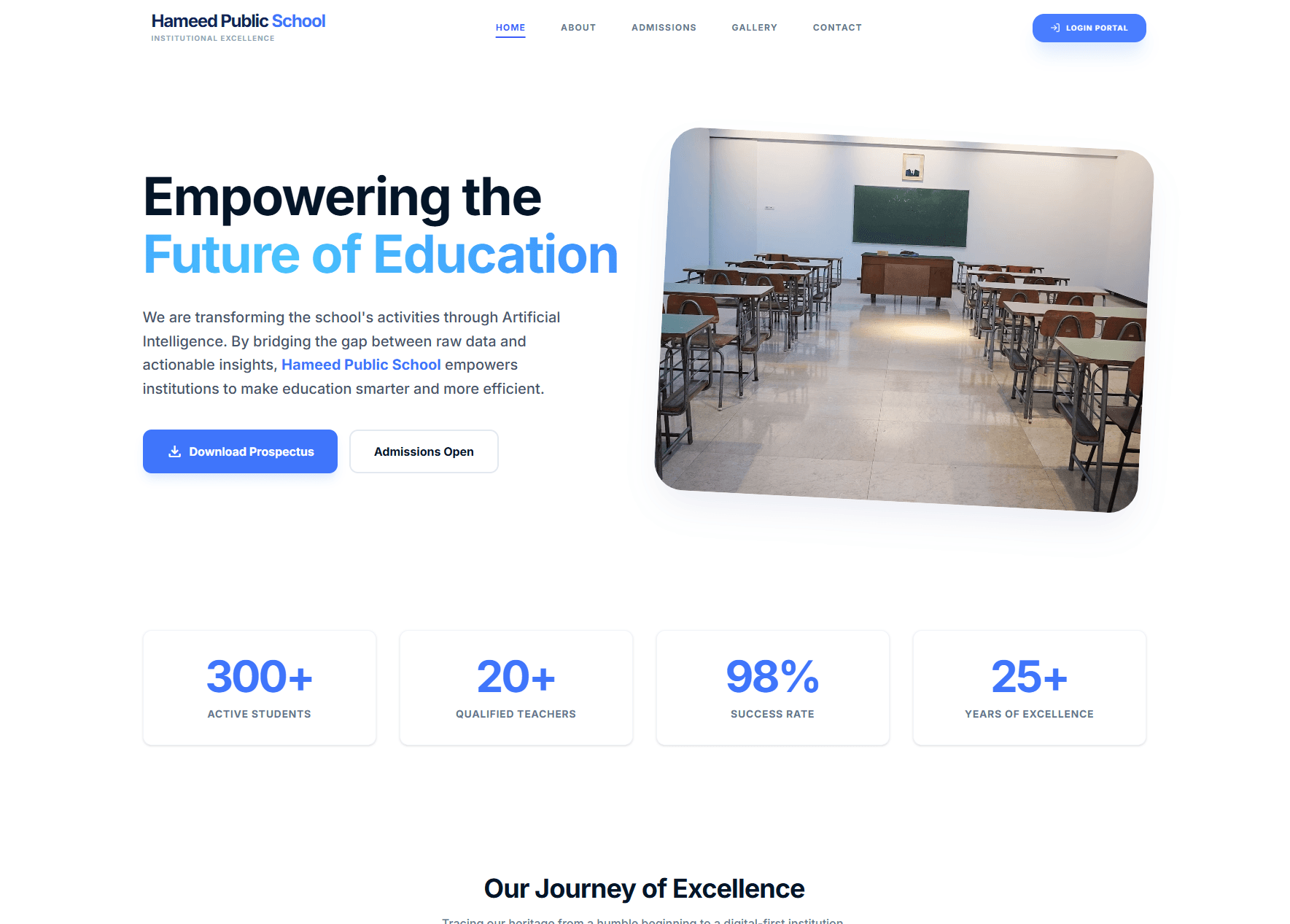 Hameed Public School – LMS & School Management System